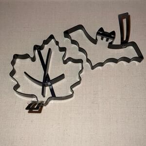 Crate and Barrel Fall pastry/ cookie/ pancake cutters NWT